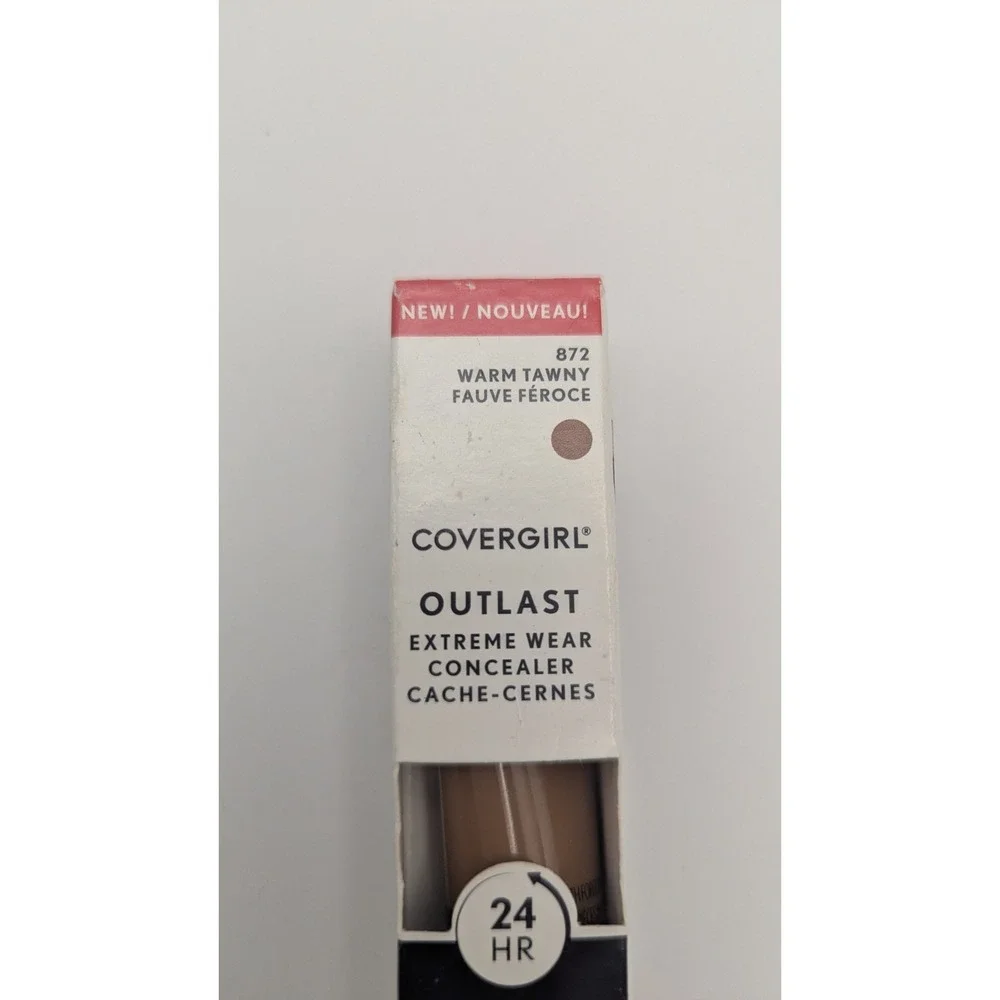 COVERGIRL Outlast Extreme Wear Concealer 872 Warm Tawny 24HR Full Coverage 9mL
